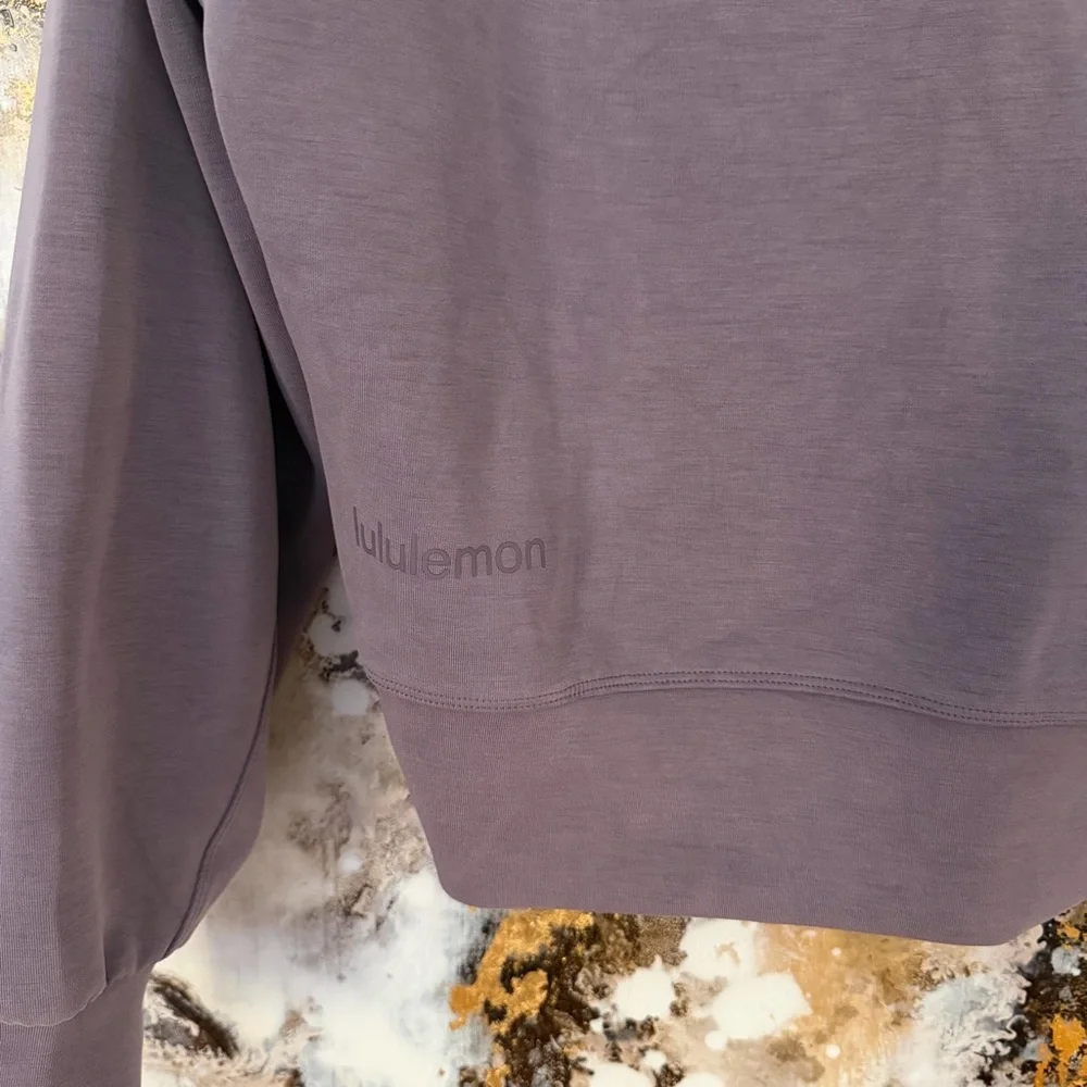 Lululemon Lavender oversized crewneck sweatshirt in size 2 - Picture 3 of 7